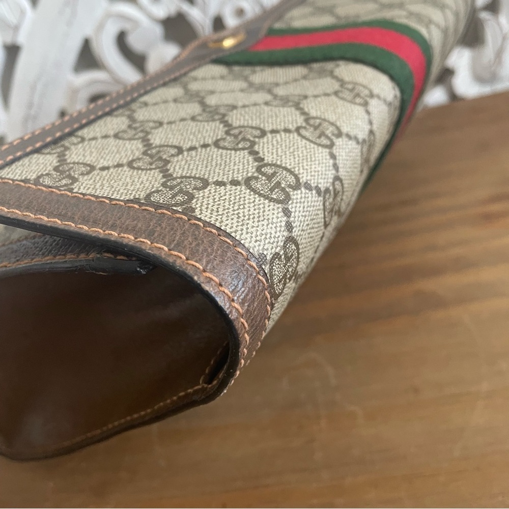 🔴SOLD🔴Gucci Ophidia Sherry Line Supreme GG Monogram Clutch Bag, - Picture 13 of 17
